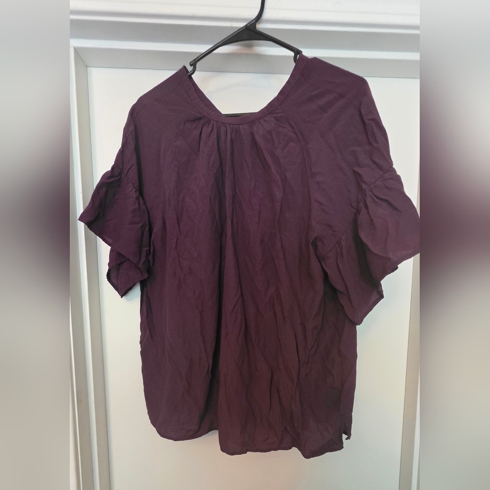 Loft Women's Plum Purple‎ Top - Picture 2 of 7